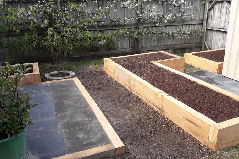 Patios, Raised Beds, Veggie Garden